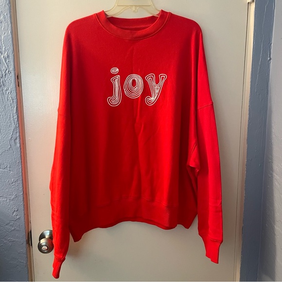 Sweaters - 3 for 25! Joy Red‎ Women's Oversized Sweatershirt